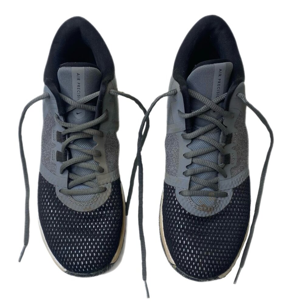 Nike Air Precision Men's Sneakers Cool Grey Black White Size US 7.5